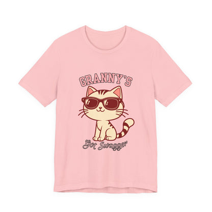 Cool Cat Grandma Tee | Fun Cat Shirt, Gifts for Cat Lovers, Quirky Quote Top, Cat Mom Gift, Casual Wear