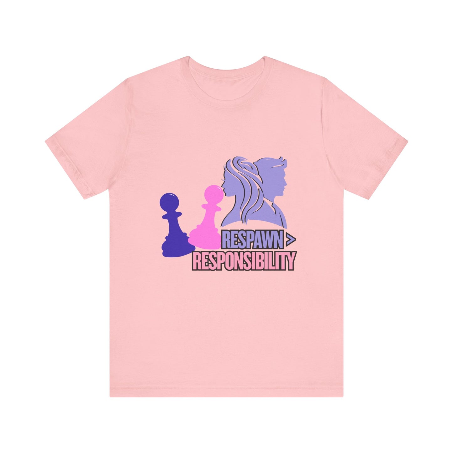 Chess Inspired Graphic Tee, Gamer Shirt, Motivational Quote Top, Casual Wear, Unique Gift for Gamers, Fun Tournament Attire