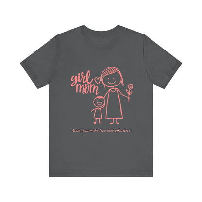 Mom Love Graphic Tee - Cute Mother's Day Gift, Family T-Shirt, Gift for Mom, Cute Apparel, Unisex Shirt