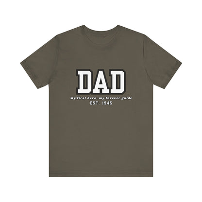 Dad Est. 1986 Unisex Tee - Gift for Father's Day, Birthday Tee, Casual Wear, Family T-Shirt, Dad's Day Out