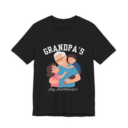 Grandpa's Fun Headquarters Tee | Family Gift, Father's Day, Grandparent's Day, Casual Wear, Cute Graphic Shirt