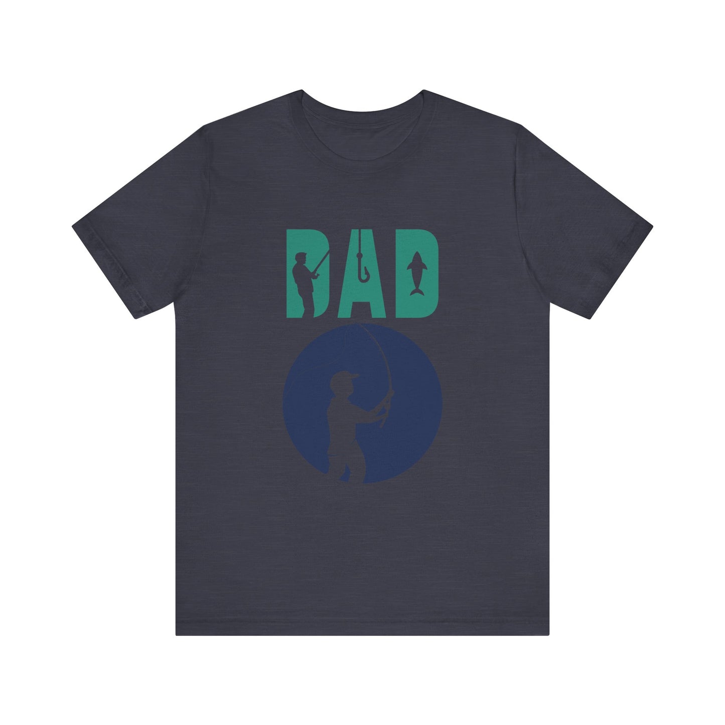 Fishing Dad Tee - Unisex Jersey Short Sleeve T-Shirt for Father's Day, Fishing Lover Gift, Dad's Birthday, Casual Wear, Gift for Him