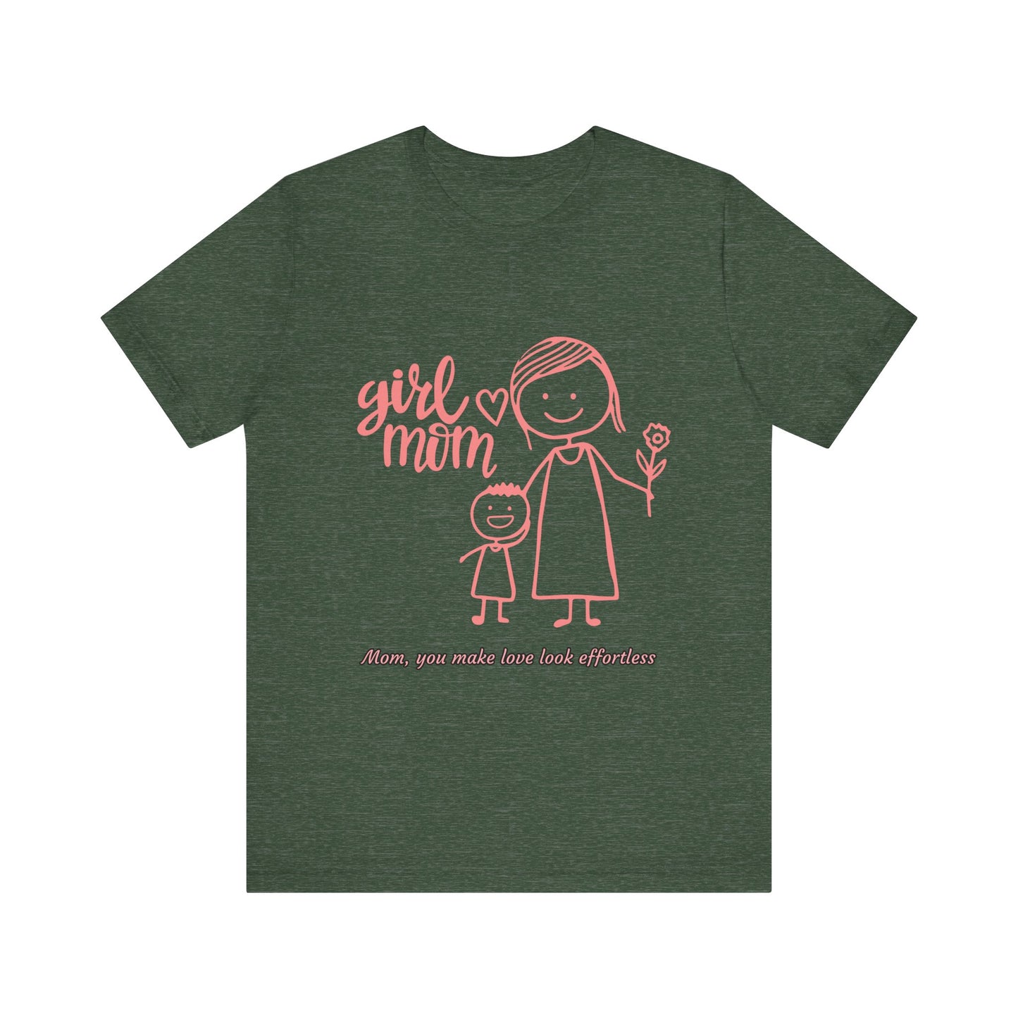 Mom Love Graphic Tee - Cute Mother's Day Gift, Family T-Shirt, Gift for Mom, Cute Apparel, Unisex Shirt