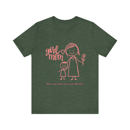 Mom Love Graphic Tee - Cute Mother's Day Gift, Family T-Shirt, Gift for Mom, Cute Apparel, Unisex Shirt