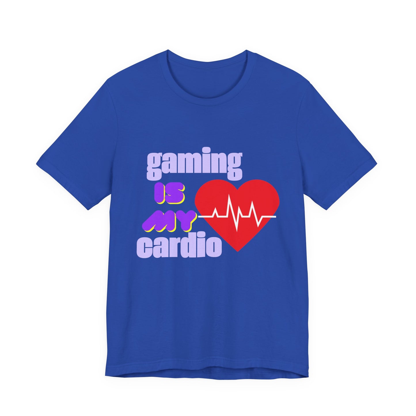 Gaming Is My Cardio Tee, Unisex T-Shirt, Gamer Shirt, Casual Wear, Perfect Gift for Gamers, Fun Graphic Tee