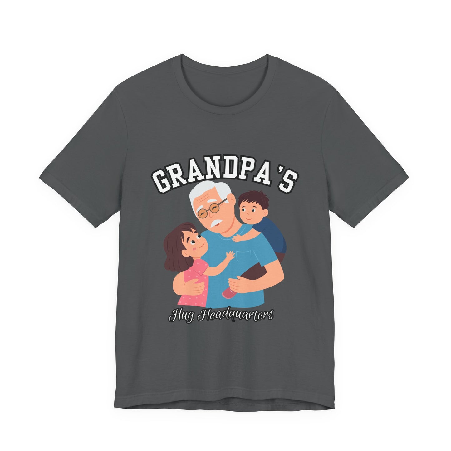 Grandpa's Fun Headquarters Tee | Family Gift, Father's Day, Grandparent's Day, Casual Wear, Cute Graphic Shirt
