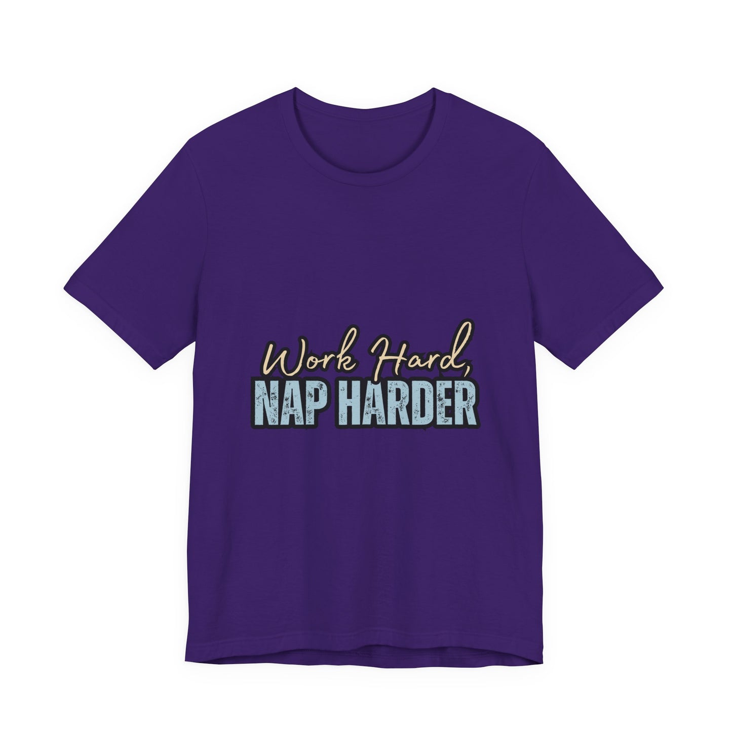 Work Hard, Nap Harder Unisex Jersey Short Sleeve Tee, Funny T-Shirt, Gift for Nappers, Casual Wear, Relaxation Shirt, Birthday Gift, [...]