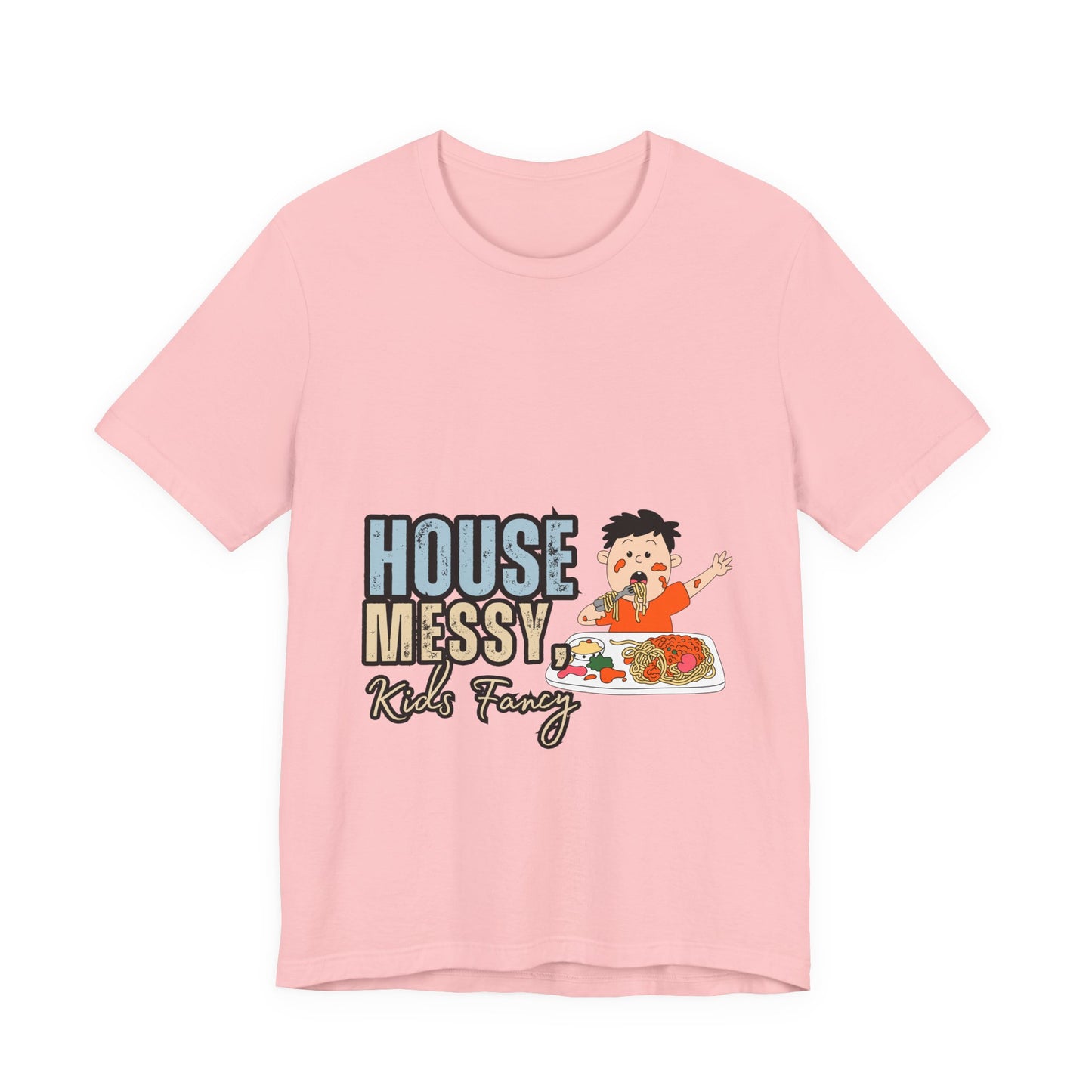 Messy House Kids Funny Tee, Unisex Short Sleeve Shirt, Family Humor Gift, Parenting Humor T-Shirt, Kids Mess T-Shirt