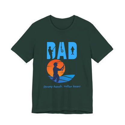 Fishing Dad Tee - Strong Hands, Soft Heart | Great Gift for Father's Day, Casual Wear, Outdoor Adventures, Dad's Birthday, Summer [...]