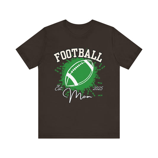 Football Mom Tee, Unisex Short Sleeve T-Shirt, Perfect Gift for Sports Moms, Game Day Apparel, Casual Weekend Wear