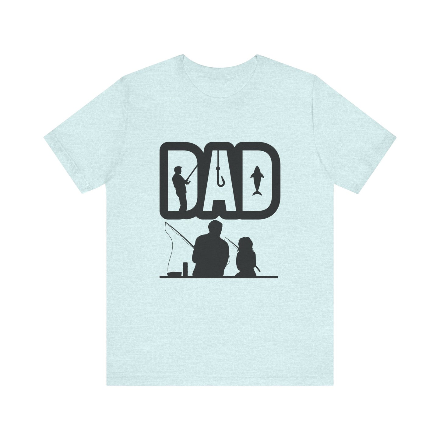 Father and Child Fishing Tee, Perfect Gift for Dads, Fishing Enthusiast Shirt, Father's Day Apparel, Family Bonding Tee
