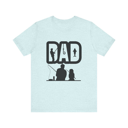 Father and Child Fishing Tee, Perfect Gift for Dads, Fishing Enthusiast Shirt, Father's Day Apparel, Family Bonding Tee