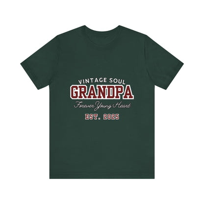 Vintage Soul Grandpa Tee | Perfect Gift for New Grandpas, Father's Day Present, Casual Wear, Family Gatherings, Comfortable Style