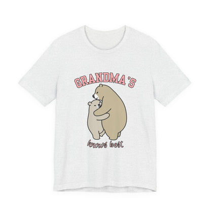 Grandma's Bears Unisex Short Sleeve Tee, Cute T-Shirt for Grandma, Gift for Grandparents, Birthday Gift, Family Matching Outfits