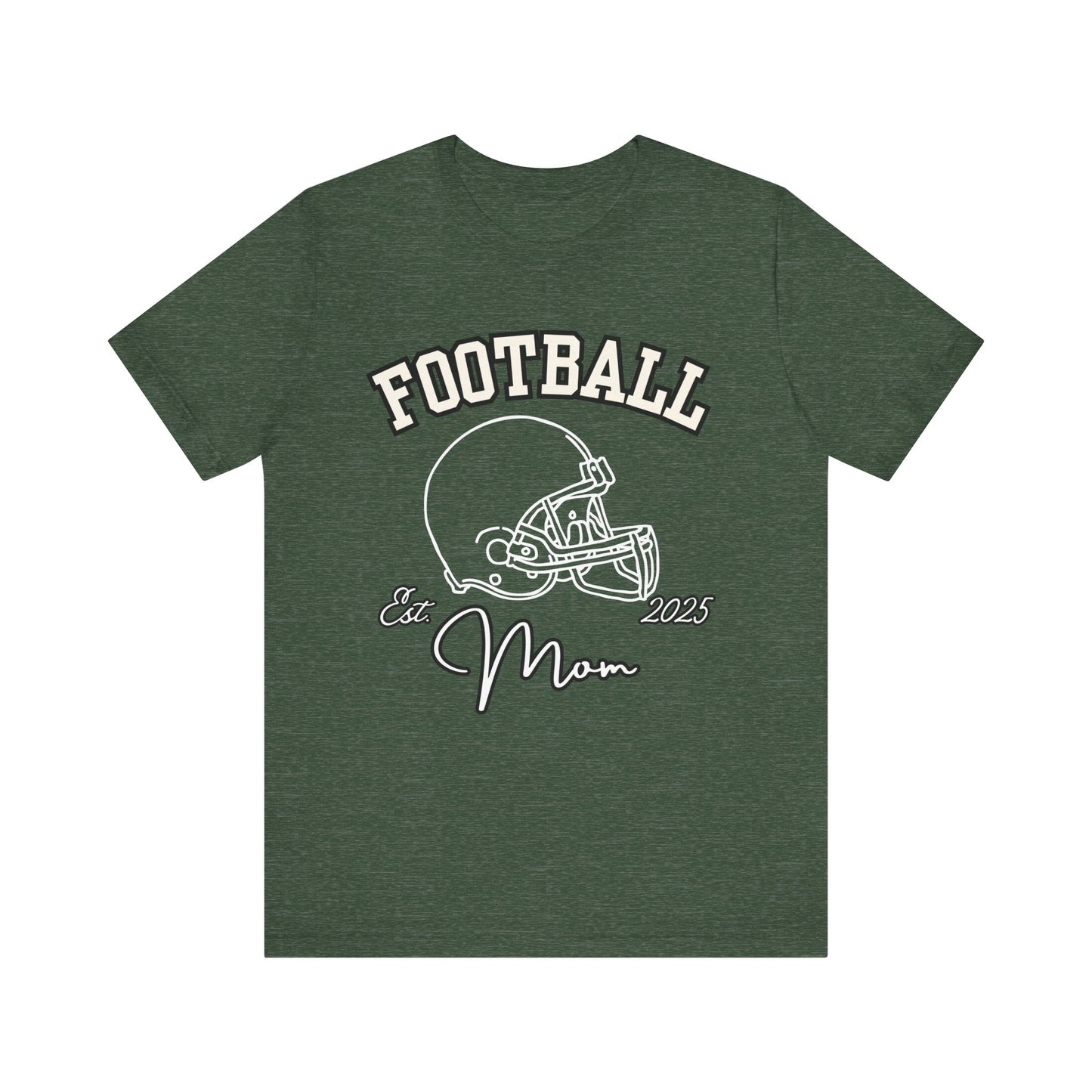 Football Mom Unisex Tee, Sports Fan Shirt, Gift for Moms, Casual Wear, Football Season Apparel, Family Game Day Top