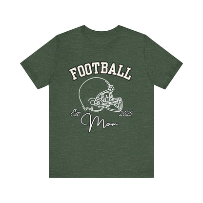 Football Mom Unisex Tee, Sports Fan Shirt, Gift for Moms, Casual Wear, Football Season Apparel, Family Game Day Top