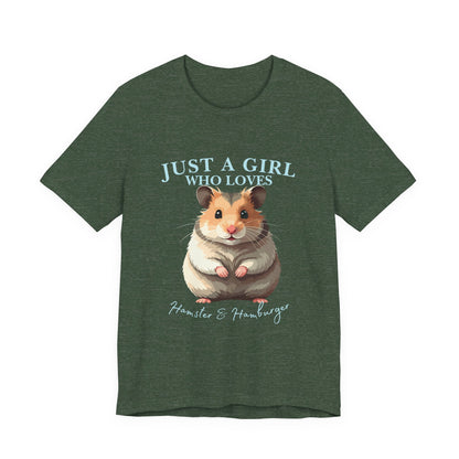 Cute Hamster Lover Tee, Unisex Jersey Short Sleeve Tee, Gifts for Animal Lovers, Pet Owner T-Shirt, Birthday Gift, Hamster Apparel
