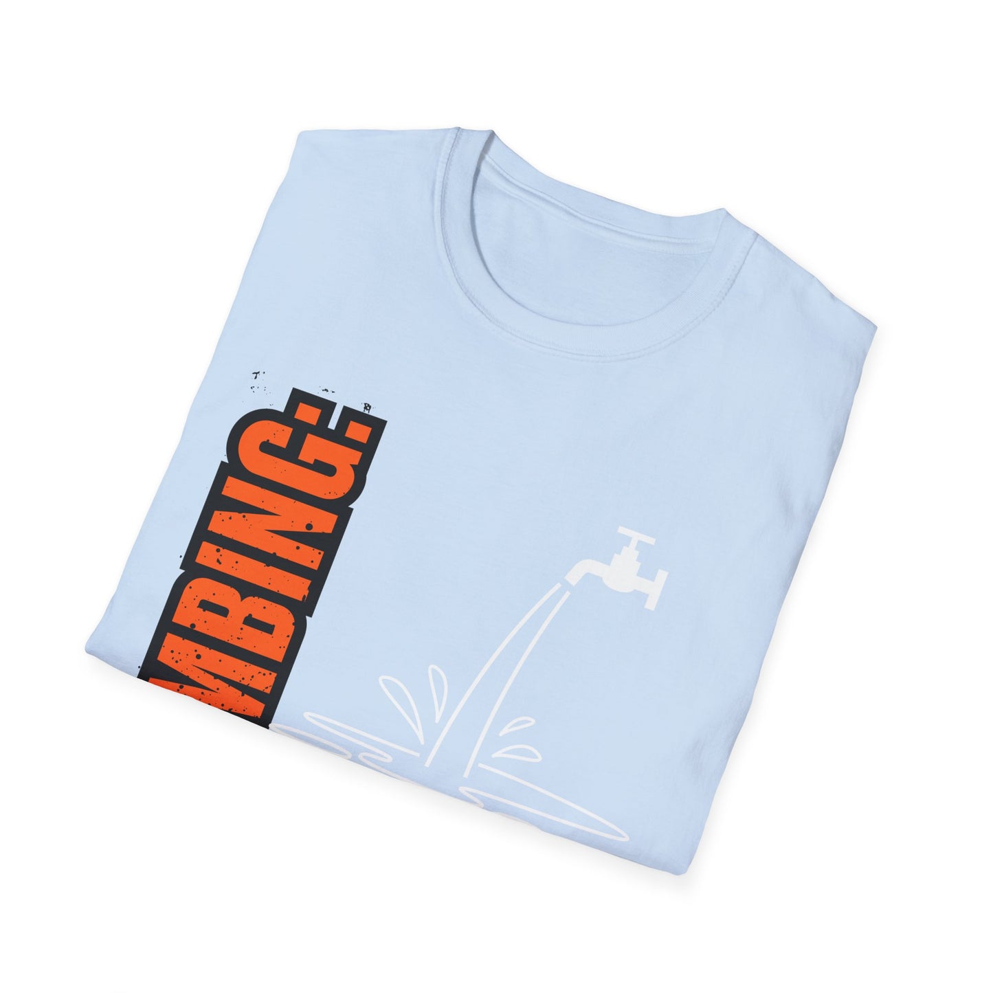 Plumbing Flow State Tee, Unisex Softstyle T-Shirt, Casual Workwear, Gift for Plumbers, Home Improvement Enthusiasts