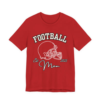 Football Mom Unisex Tee, Sports Fan Shirt, Gift for Moms, Casual Wear, Football Season Apparel, Family Game Day Top