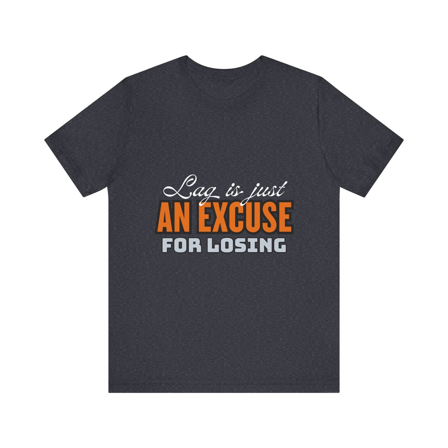 Motivational Fitness Tee, Unisex Jersey Short Sleeve Tee - 'Laziness is just an excuse for losing', Workout Apparel, Gym Shirt, Gift [...]