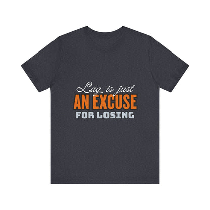 Motivational Fitness Tee, Unisex Jersey Short Sleeve Tee - 'Laziness is just an excuse for losing', Workout Apparel, Gym Shirt, Gift [...]