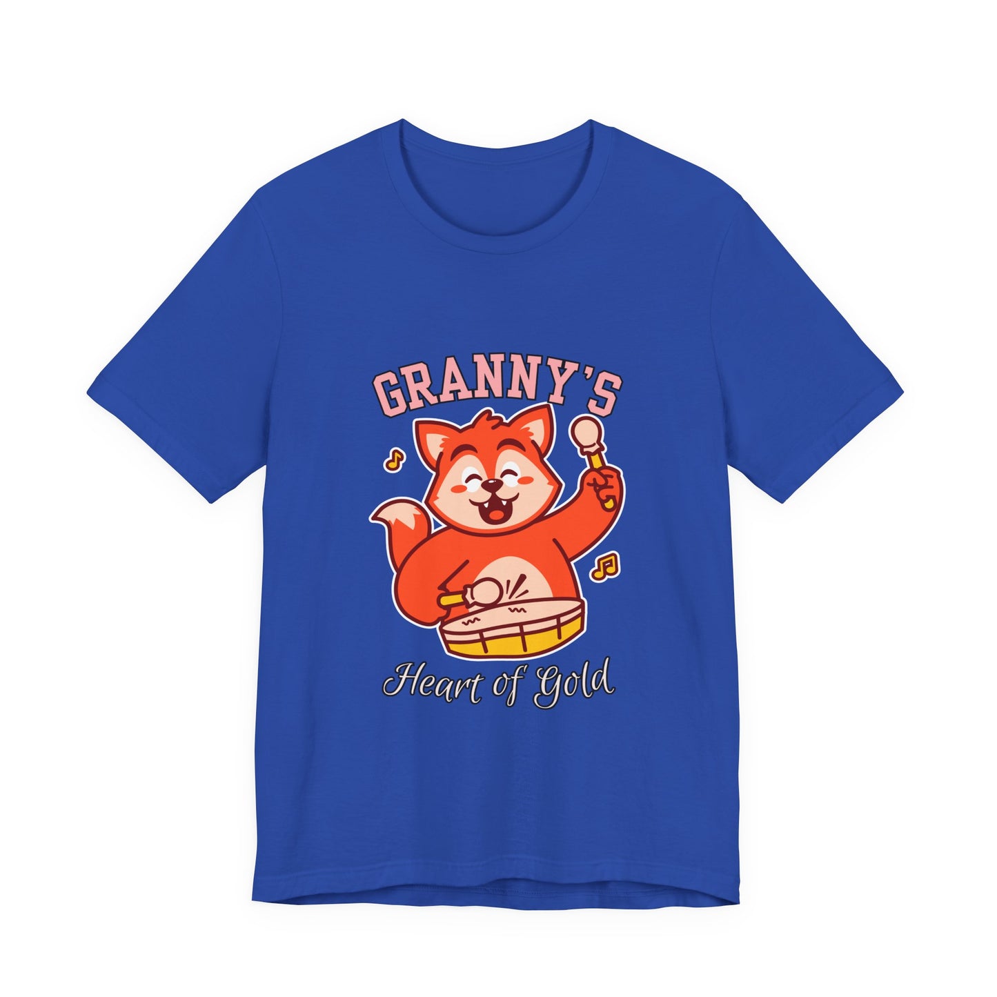Granny's Heart of Gold Tee, Cute Graphic T-Shirt, Gift for Grandma, Casual Wear, Family Celebration Shirt