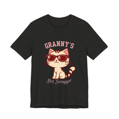 Cool Cat Grandma Tee | Fun Cat Shirt, Gifts for Cat Lovers, Quirky Quote Top, Cat Mom Gift, Casual Wear