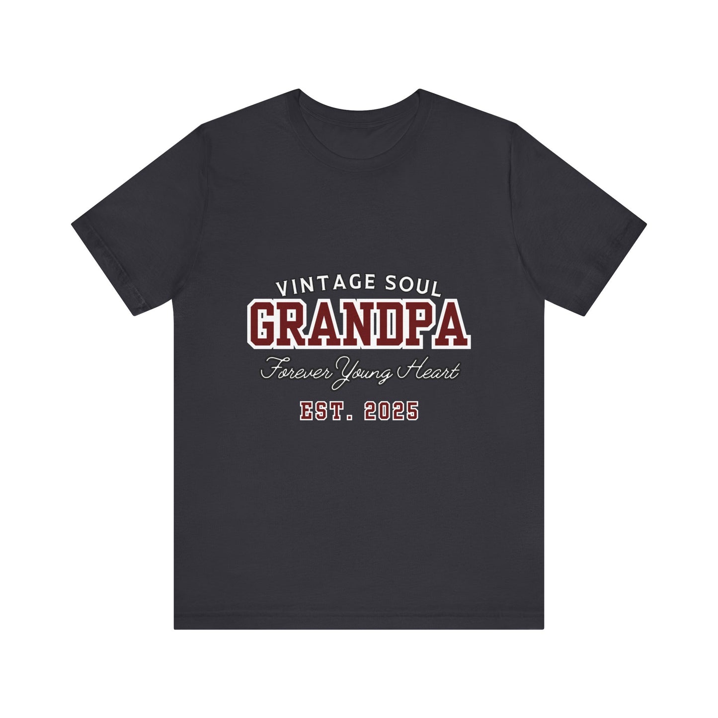 Vintage Soul Grandpa Tee | Perfect Gift for New Grandpas, Father's Day Present, Casual Wear, Family Gatherings, Comfortable Style