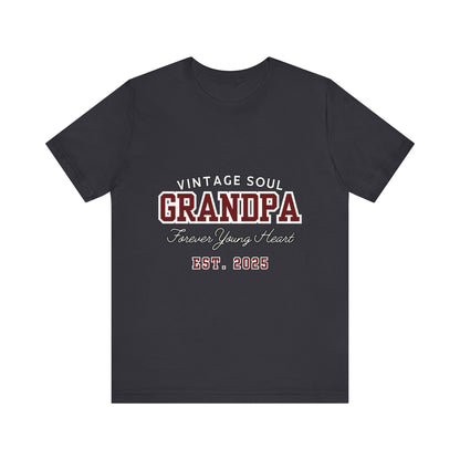 Vintage Soul Grandpa Tee | Perfect Gift for New Grandpas, Father's Day Present, Casual Wear, Family Gatherings, Comfortable Style