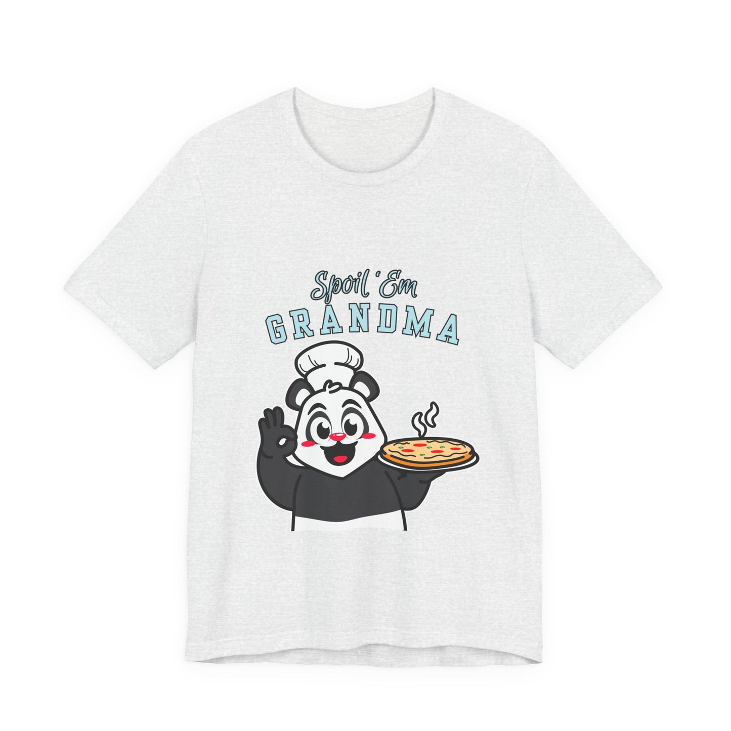 Cute Grandma Cooking Tee, Fun Family Gift, Unisex T-Shirt, Cute Chef Panda Design, Birthday, Mother's Day, Casual Wear
