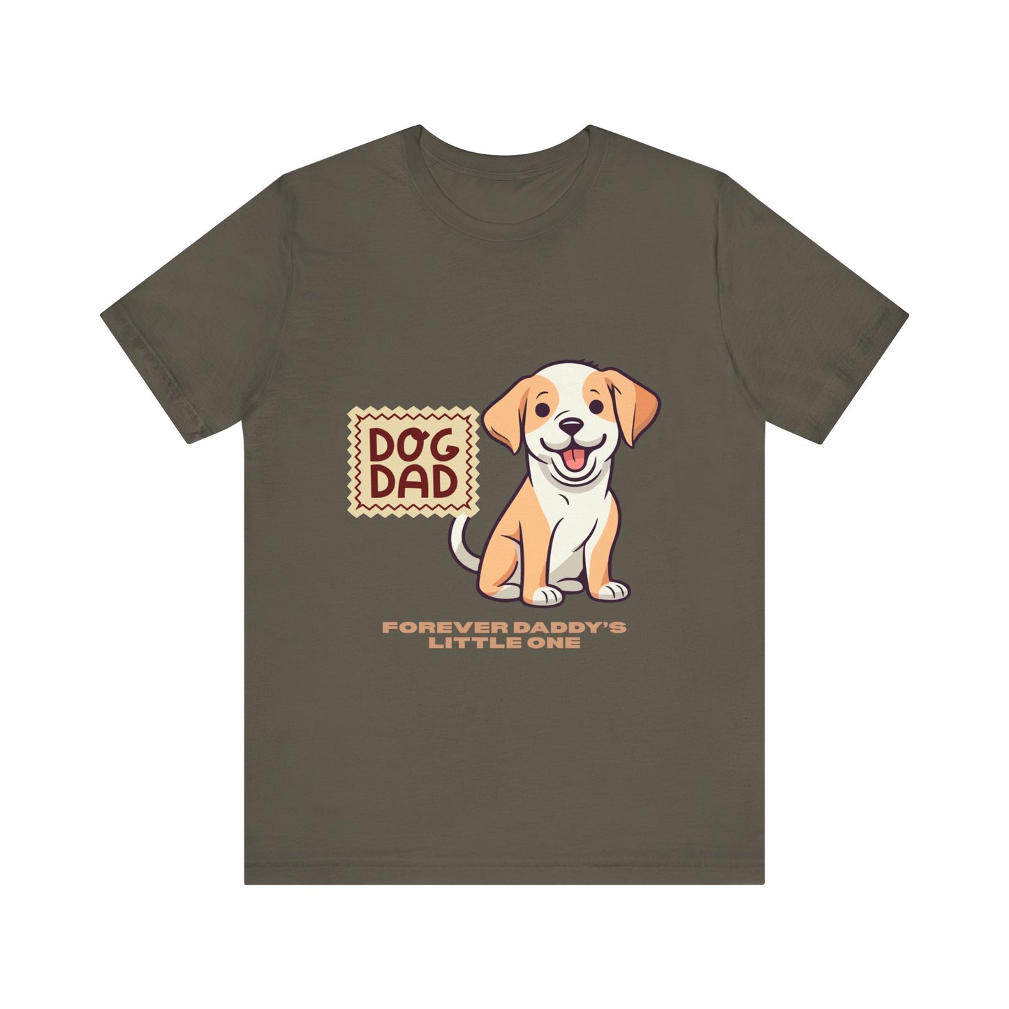 Dog Dad T-Shirt, Perfect Gift for Pet Lovers, Father's Day Apparel, Unisex Casual Tee, Dog Lover Shirt, Cute Dog Dad Design