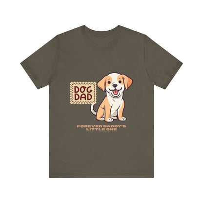 Dog Dad T-Shirt, Perfect Gift for Pet Lovers, Father's Day Apparel, Unisex Casual Tee, Dog Lover Shirt, Cute Dog Dad Design