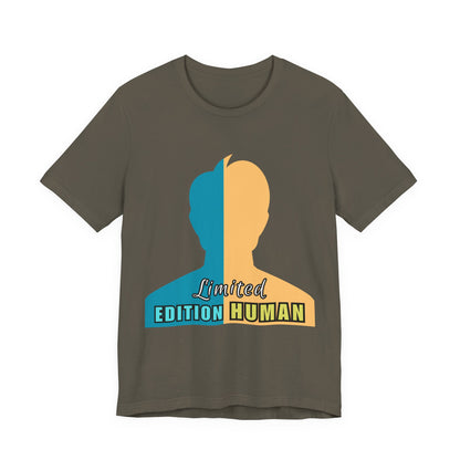 Limited Edition Human Tee - Unisex Jersey Short Sleeve T-Shirt, Casual Wear, Gift for Him/Her, Fun Birthday Gift, Trendy Graphic Tee