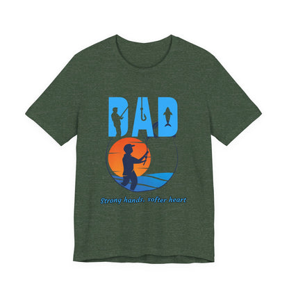 Fishing Dad Tee - Strong Hands, Soft Heart | Great Gift for Father's Day, Casual Wear, Outdoor Adventures, Dad's Birthday, Summer [...]