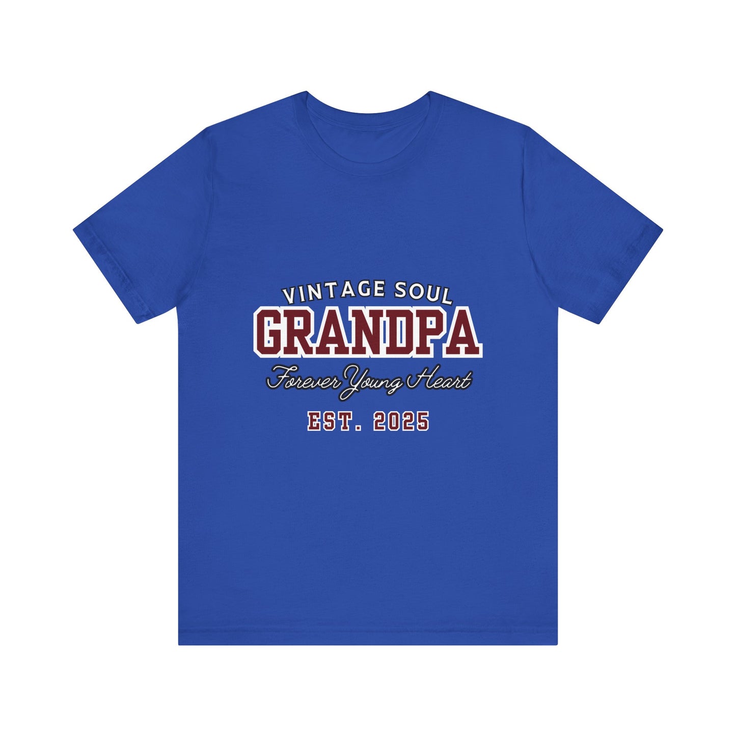 Vintage Soul Grandpa Tee | Perfect Gift for New Grandpas, Father's Day Present, Casual Wear, Family Gatherings, Comfortable Style