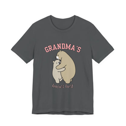 Grandma's Bears Unisex Short Sleeve Tee, Cute T-Shirt for Grandma, Gift for Grandparents, Birthday Gift, Family Matching Outfits
