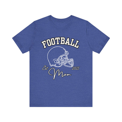 Football Mom Unisex Tee, Sports Fan Shirt, Gift for Moms, Casual Wear, Football Season Apparel, Family Game Day Top