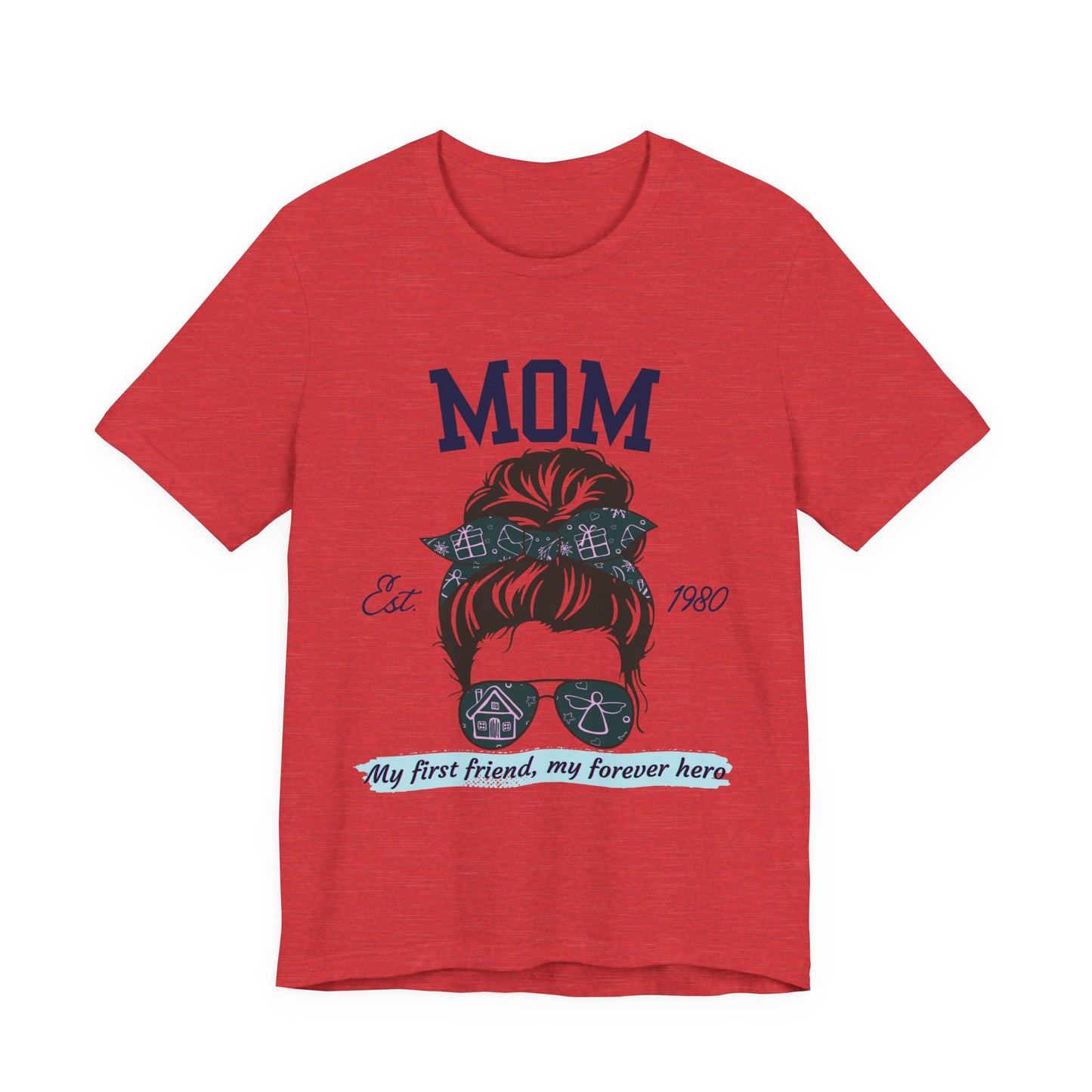 Mom Life Unisex Tee - Est. 1980, Gift for New Moms, Birthday Gift, Casual Wear, Mother's Day Shirt, Trendy Graphic T-Shirt