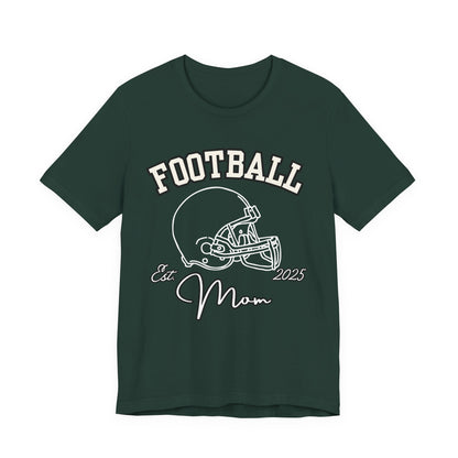 Football Mom Unisex Tee, Sports Fan Shirt, Gift for Moms, Casual Wear, Football Season Apparel, Family Game Day Top