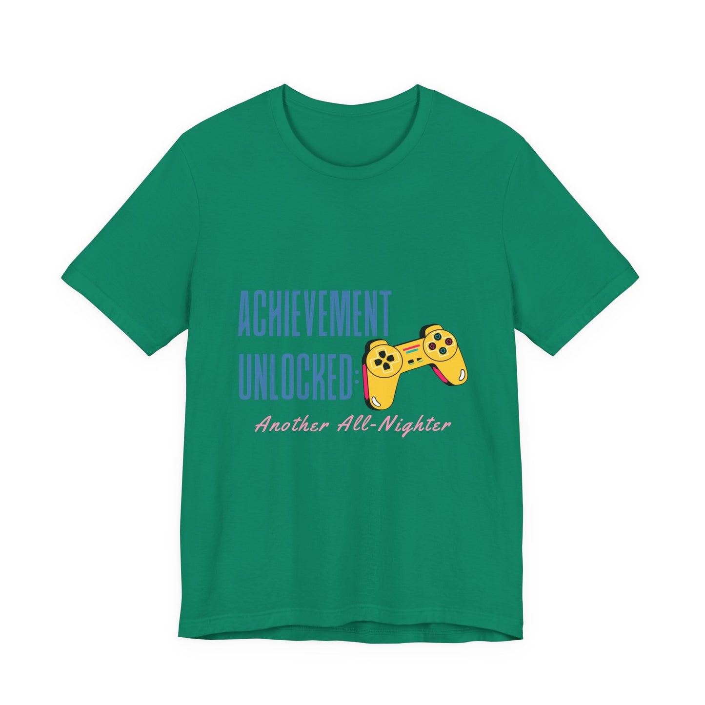 Achievement Unlocked Gamer Tee, Unisex Jersey T-Shirt for Gamers, Perfect for Gaming Nights, Birthday Gift, Casual Wear