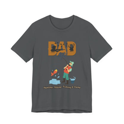 Dad Life Fishing Tee, Perfect for Fathers Day, Outdoor Adventures, Casual Wear, Gift for Dads, Fishing Enthusiasts