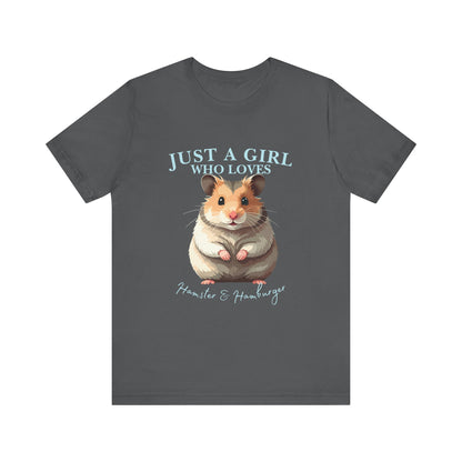 Cute Hamster Lover Tee, Unisex Jersey Short Sleeve Tee, Gifts for Animal Lovers, Pet Owner T-Shirt, Birthday Gift, Hamster Apparel