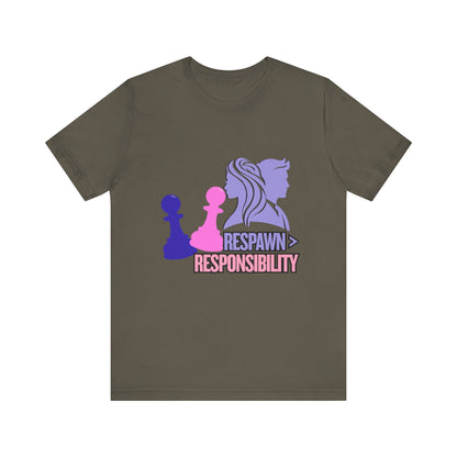 Chess Inspired Graphic Tee, Gamer Shirt, Motivational Quote Top, Casual Wear, Unique Gift for Gamers, Fun Tournament Attire