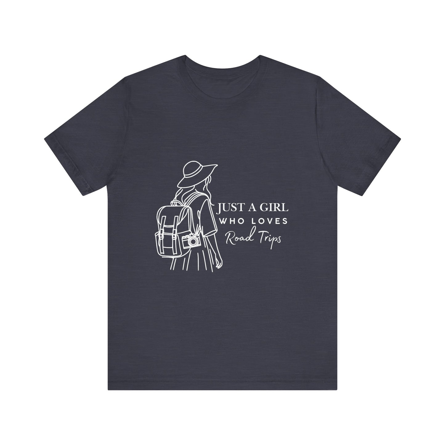 Adventure-Ready Tee for Girls | 'Just a Girl Who Loves Road Trips' | Travel Shirt, Vacation Outfit, Gift for Travelers, Summer [...]