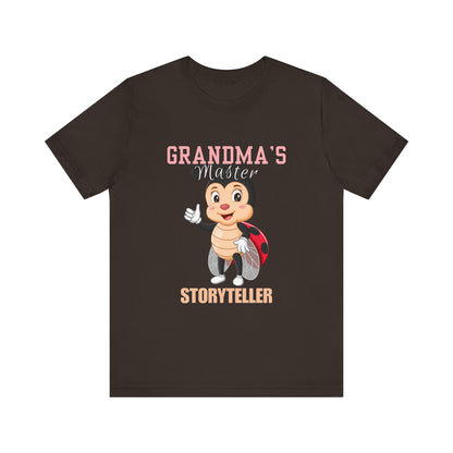 Grandma's Master Storyteller Tee, Unisex Tee, Gift for Grandma, Storyteller Shirt, Children's Storytime Tee, Family Bonding Shirt