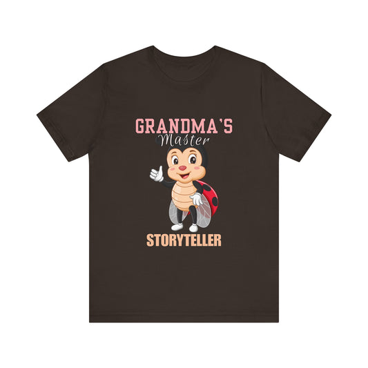 Grandma's Master Storyteller Tee, Unisex Tee, Gift for Grandma, Storyteller Shirt, Children's Storytime Tee, Family Bonding Shirt