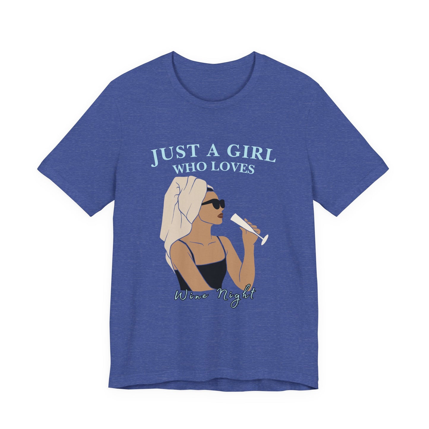 Chic Wine Lover Tee | Just A Girl Who Loves Wine Night Shirt, Gift for Wine Enthusiasts, Relaxation Outfit, Perfect for Parties, Girls [...]