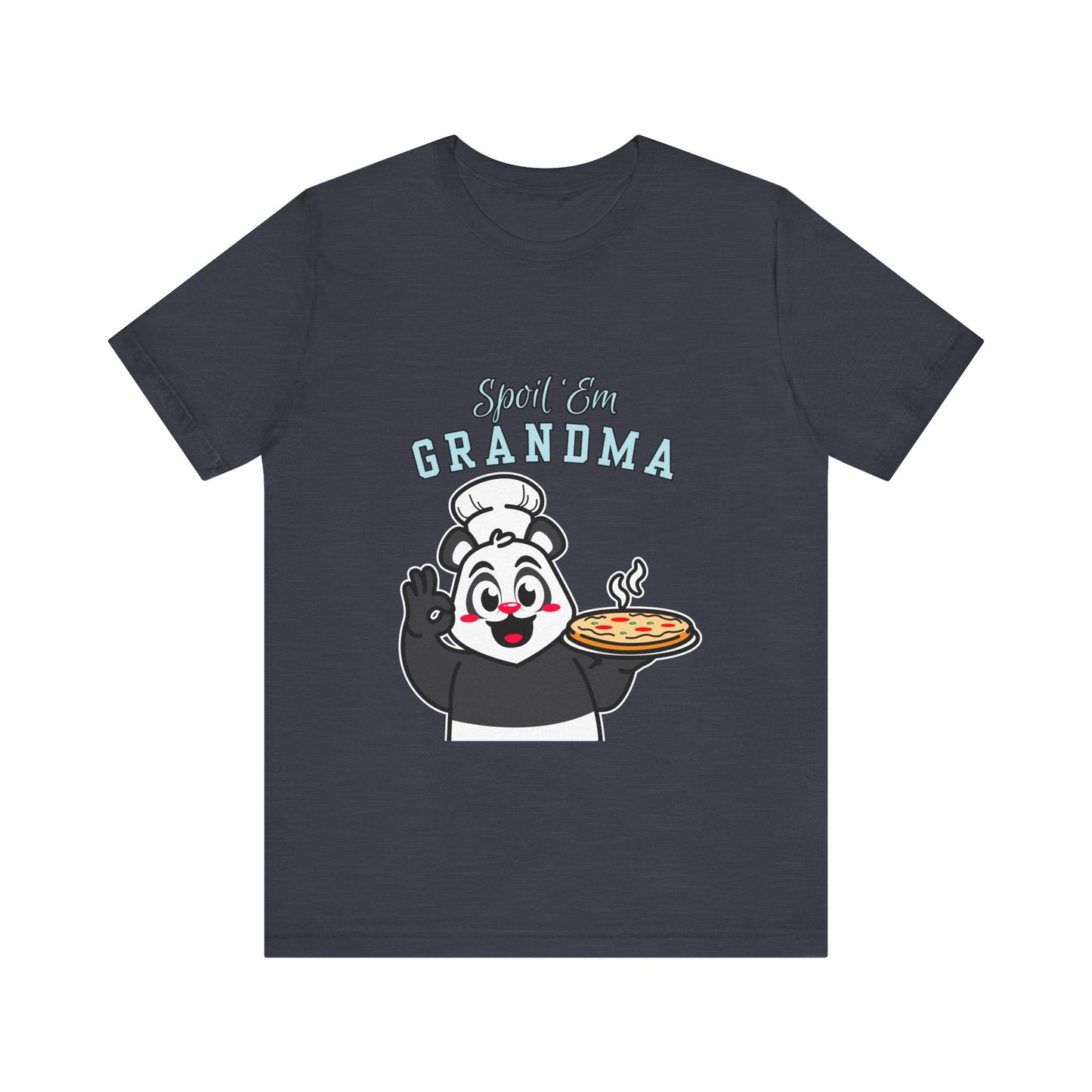 Cute Grandma Cooking Tee, Fun Family Gift, Unisex T-Shirt, Cute Chef Panda Design, Birthday, Mother's Day, Casual Wear