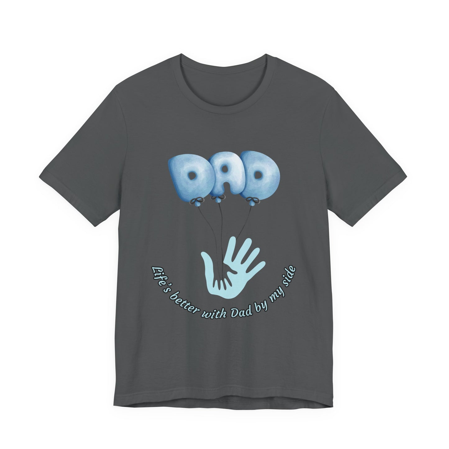 Dad Balloon Tee, Father’s Day Gift, Unisex T-Shirt, Birthday Present, Love for Dad, Family Celebration Apparel