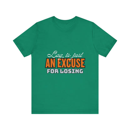 Motivational Fitness Tee, Unisex Jersey Short Sleeve Tee - 'Laziness is just an excuse for losing', Workout Apparel, Gym Shirt, Gift [...]